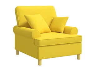 Fauteuil relax manuel VIDAXL  Tissu jaune