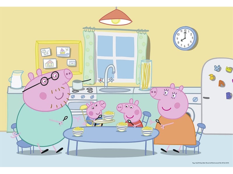  La maison peppa pig 2x12 puzzle 075966 - Conforama C