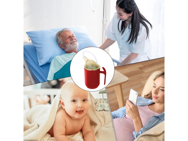  Gobelet à bec pour adulte, rouge  - Conforama E