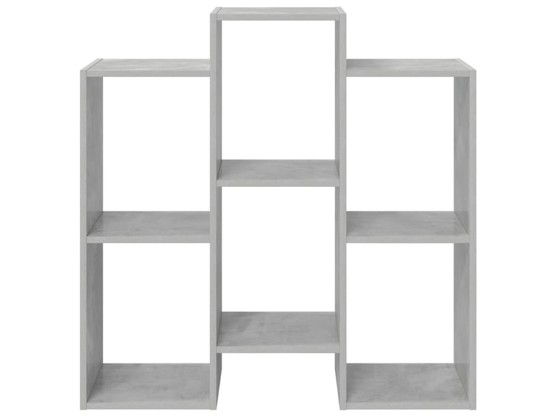  Buffet - bahut - meuble de rangement gris béton 90 x 30 x 90 cm  - Conforama E