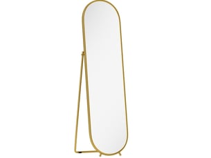 Miroir sur pied ovale 50 x 180 cm doré homvra