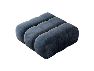Pouf / repose pied VIVRYN  bleu