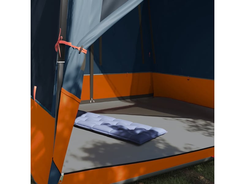 Tente intérieure 6 personne gris et orange taffetas shl48550 - Conforama C