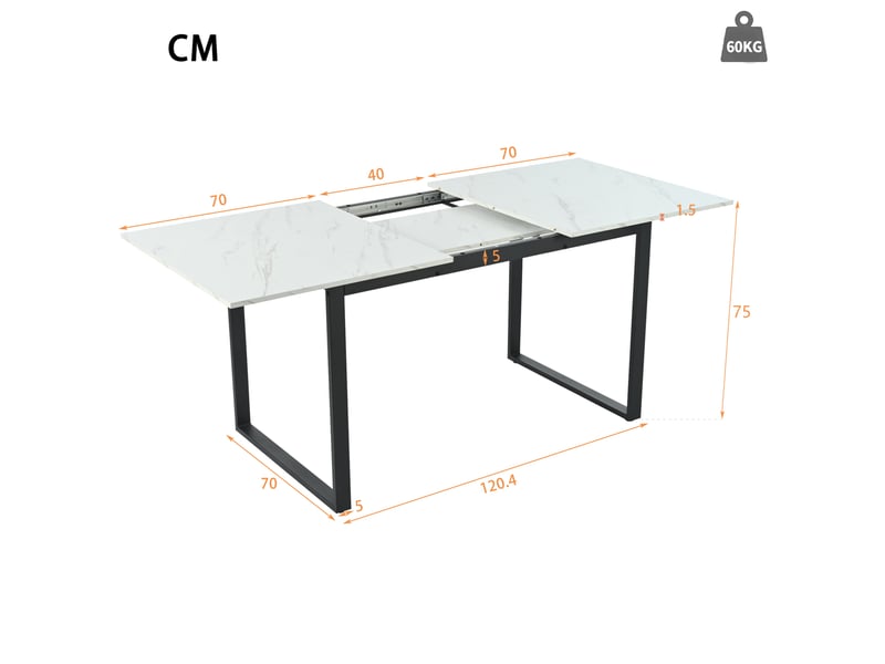  Ensemble table 140180x80x75 cm avec 8 chaises velours gris  - Conforama C