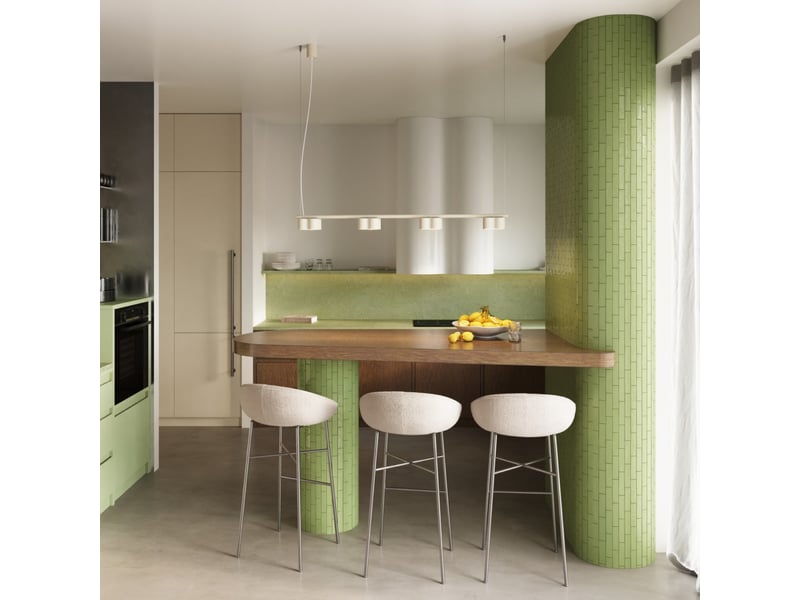  Lustre ovio 4 beige gx53 aluminium moderne 208x122x12cm SL.3321 - Conforama B