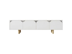 Meuble tv coloris blanc 180 cm HANAH HOME  