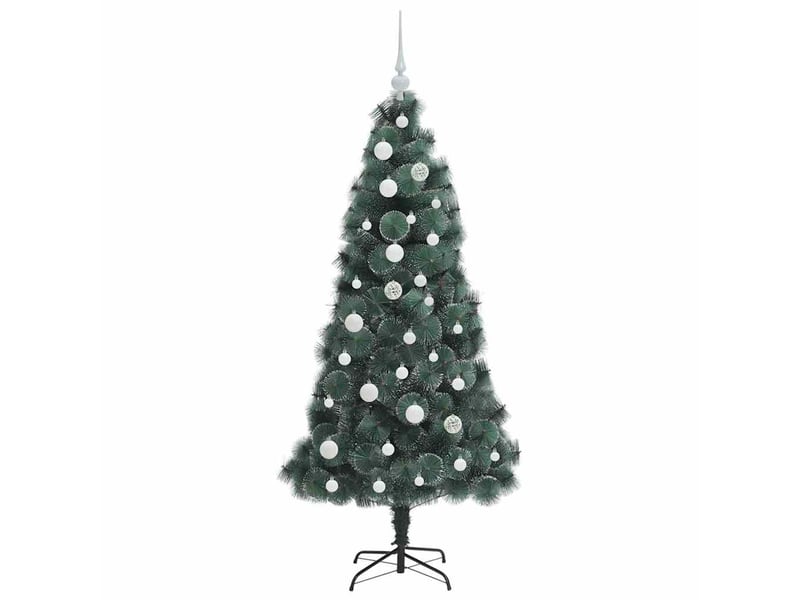  Sapin de noël, arbre de noël artificiel pré-éclairé avec ensemble de boules shl2633  - Conforama D