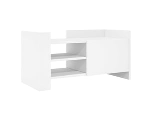 Meuble tv coloris blanc 80 cm <strong></strong>  <strong></strong>