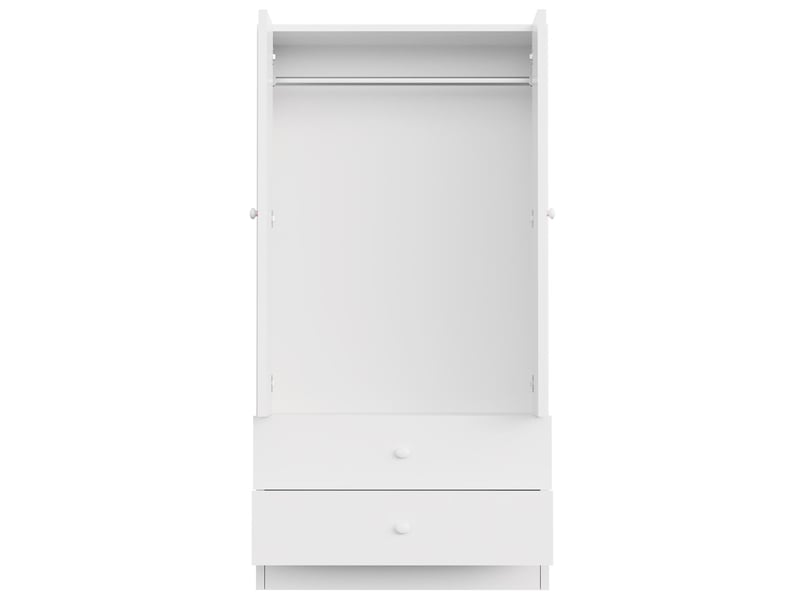  Armoire penderie avec 2 tiroirs 70 x 40 x 170 cm  - Conforama E