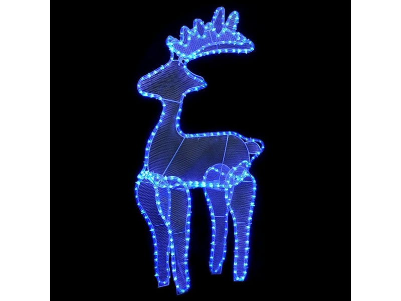  Décoration de noël de renne avec maille 306 led 60x24x89 cm  - Conforama A