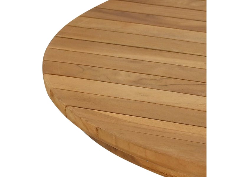  Vidaxl plateau de table ø 80 x 3,5 rond bois de teck massif naturel  - Conforama E