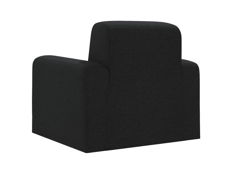  Vidaxl fauteuil noir tissu  - Conforama E