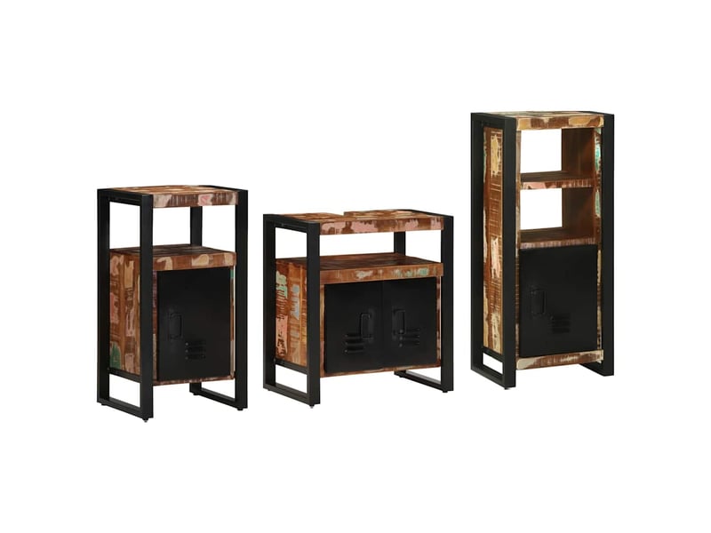 Ensemble de mobilier de salle de bain 3 pièces cf64426 - Conforama A