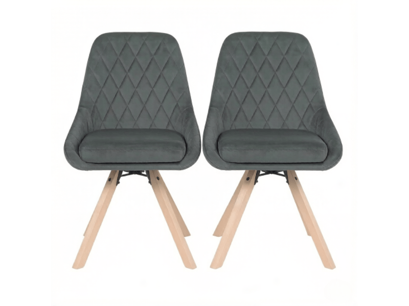  Chaise multifonction pour salle à manger – chaise d'appoint, salon et séjour – lot de 2  - Conforama A