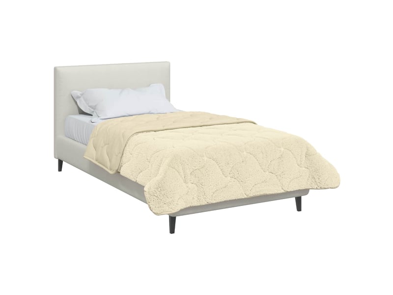  Couette - duvet d'été 155 x 200 cm été crème respirant  - Conforama C