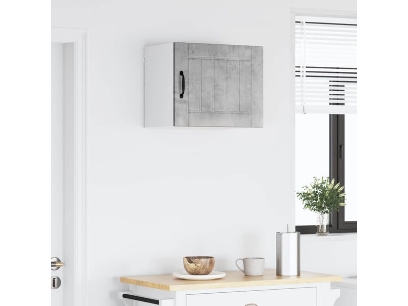  Armoire de cuisine gris béton 50x31x40cm bois d'ingénierie shl2980  - Conforama D