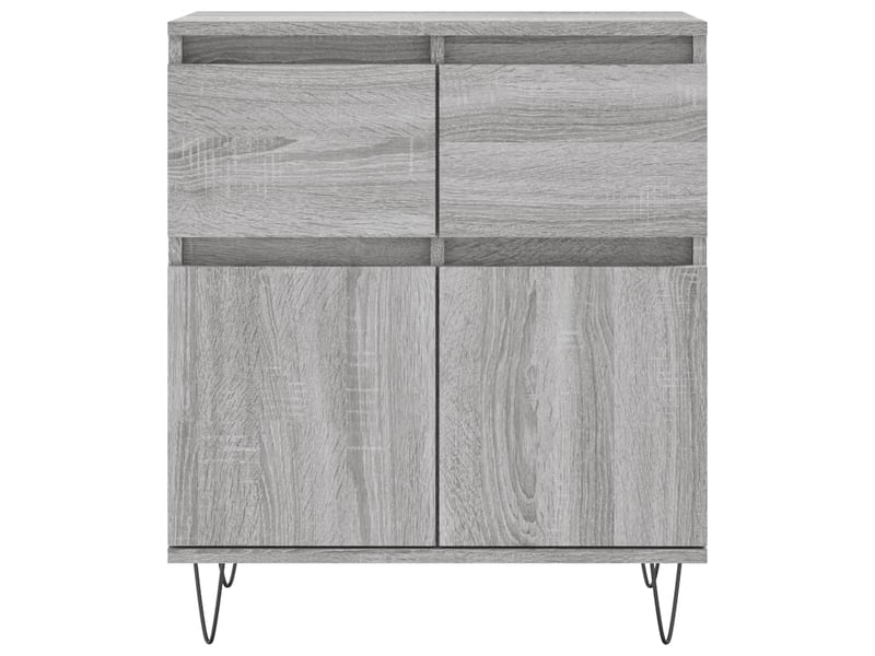  Buffet - bahut - meuble de rangement sonoma gris 60x35x70 cm bois d'ingénierie  - Conforama E