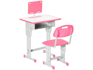 Bureau enfant 60 cm coloris rose