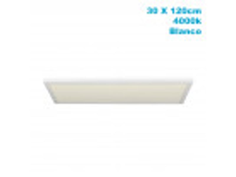  Panneau led en saillie fabrilamp tivoli 72 w 6120 lm 4000 k blanc 2,5 x 30 x 120 cm 162491201 - Conforama B