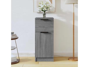 Buffet - bahut - meuble de rangement sonoma gris 30x30x70 cm bois d'ingénierie