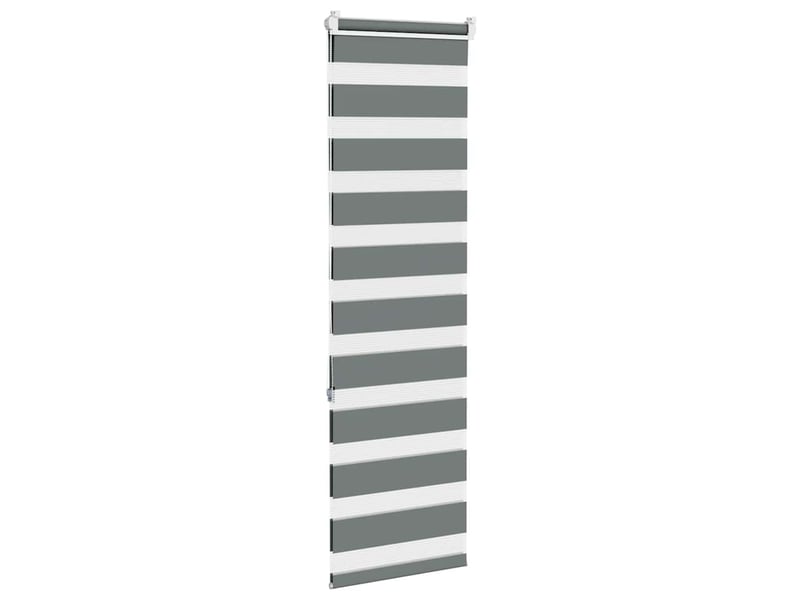  Store zèbre, store de fenêtre gris foncé largeur du tissu 45,9 cm polyester cf48599  - Conforama D