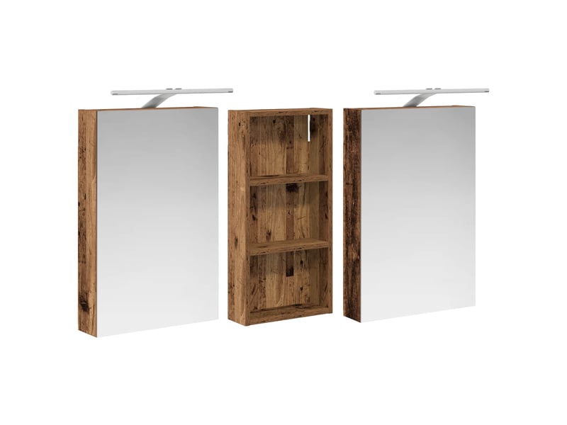  Ensemble de meubles de salle de bain 3 pcs 110x10.5x60.5 cm shl1463  - Conforama E