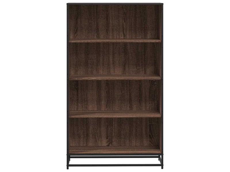  Bibliothèque, étagère de rangement chêne marron 80,5x35x139 cm bois d'ingénierie  - Conforama D
