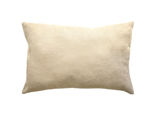 Coussin décoratif rectangulaire déhoussable en velours chenille 40x60 cm