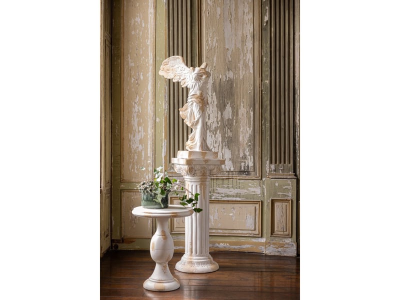  Statue ange torse extérieur rémi 88cm beige  - Conforama C