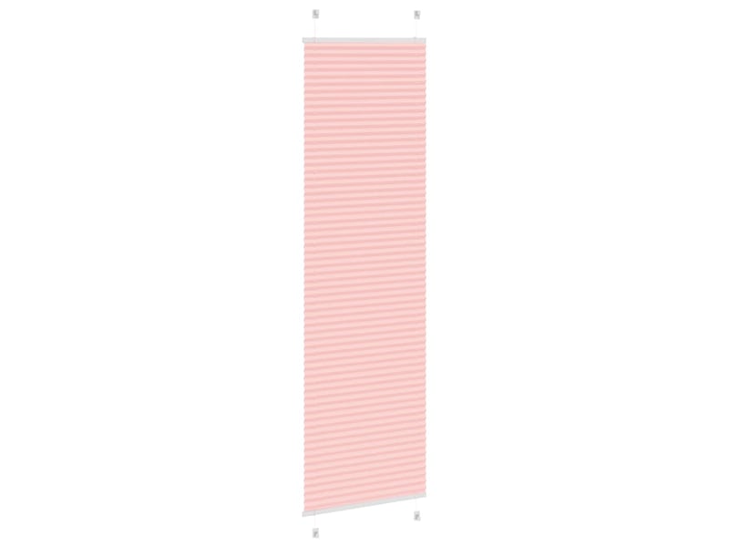 Store plissé, store de fenêtre rose 55x200 cm largeur du tissu 54,4 cm polyester cf46993 - Conforama D