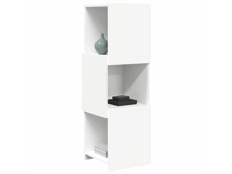  Meuble d'angle, meuble de rangement salon 30,5x30x95cm bois d'ingénierie  - Conforama C