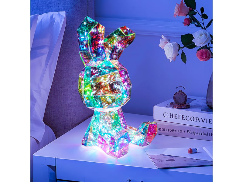 VEILLEUSE LAPIN H25C LAPIN - Conforama Y