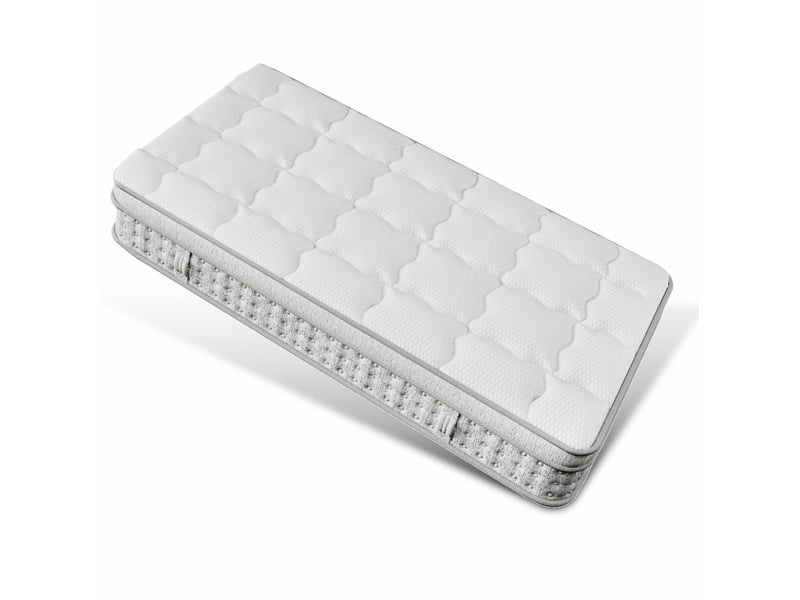 Matelas hybride à ressorts ensachés 7 zones h3 avec mousse froide respirante et base antidérapante pour chambre - Conforama A