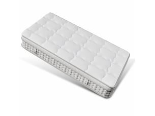 Matelas 90x200 cm <strong>WISHDOR</strong> <strong></strong> Ressorts ensachés + mousse soutien Medium épaisseur 25 cm