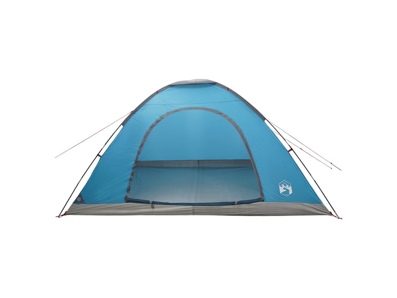 Tente de camping 6 personne bleu - Conforama D