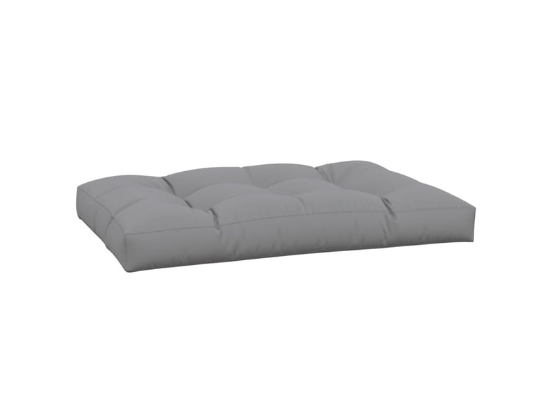  Coussin de palette, coussin de chaise, coussin de canapé gris 120x80x12 cm tissu cf55346  - Conforama A
