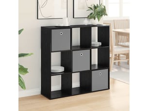 Buffet - bahut - meuble de rangement chêne noir 102 x 31 x 99,5 cm