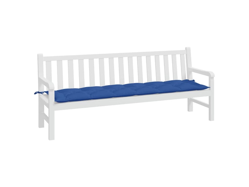  Coussin de banc de jardin, coussin d'assise bleu royal 200x50x7 cm tissu oxford cf52702  - Conforama C