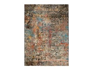 Tapis rectangulaire atticgo karia multi 100% polypropylène heat-set frisé, envers jute