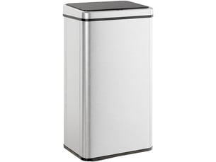Poubelle automatique 50l capteur de mouvement en acier inoxydable 35,5 x 26 x 67 cm