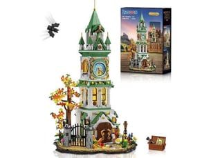Tour d’horloge magique 1566 pieces avec led et mecanisme visible