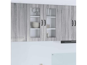 Meuble mural de cuisine | armoire de cuisine gris sonoma 80x31x80cm shl8609
