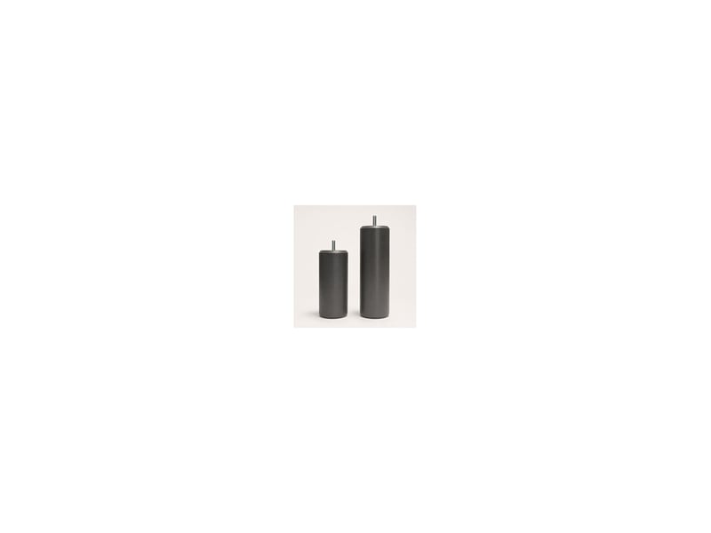  Pieds de sommier cylindriques anthracite 4 pieces diametre 70 mm hauteur 200 mm vis 8 mm 8238464 - Conforama C
