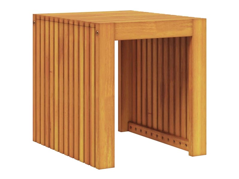  Table d'appoint de jardin, table d'extérieur huile naturelle 43 x 36 x 40 cm  - Conforama A