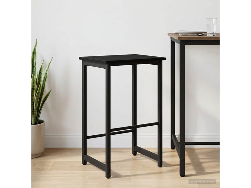  Tabouret de bar, chaise de bar chêne noir 40x32x64 cm bois d'ingénierie shl10470  - Conforama B