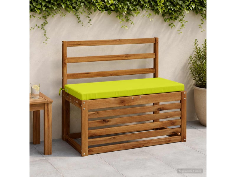  Coussin de banc, coussin d'assise, coussin de canapé soest 100 % polyester vert vif. 60 x 40 x 5 cm cf53765  - Conforama B