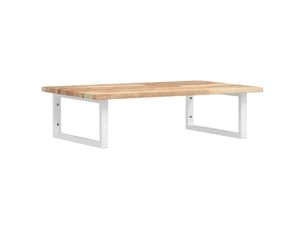 Étagère de vasque | étagère murale acier et bois massif d'acacia shl5103