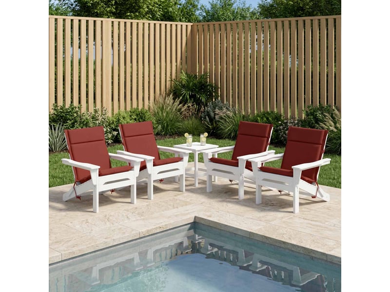 Lot de 6 coussins de chaise à dossier haut gemert cf59376 - Conforama B
