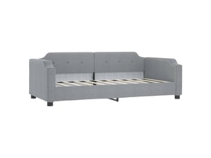 Lit simple 100x200 cm    coloris gris