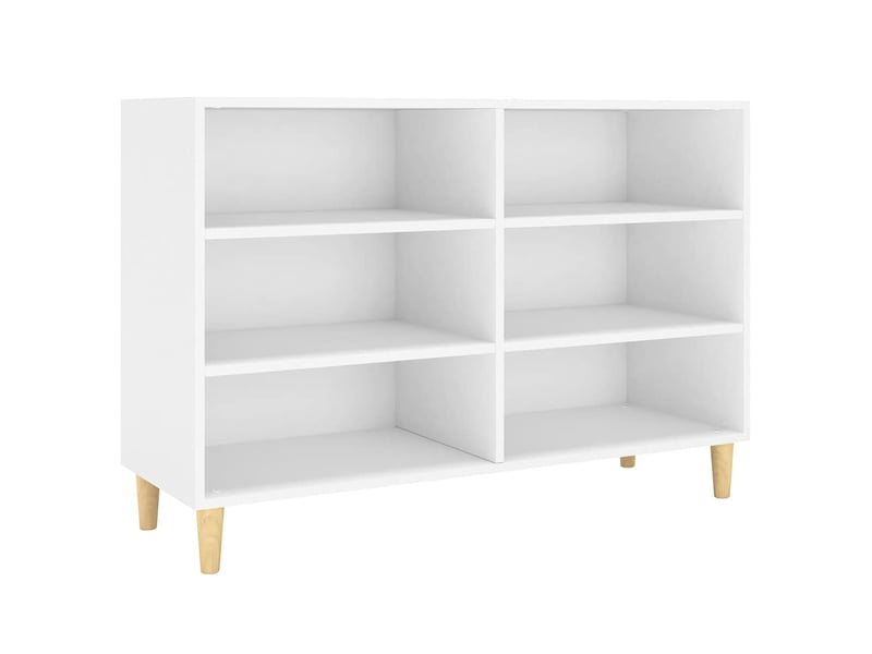 Buffet - bahut - meuble de rangement blanc 103,5x35x70 cm bois d'ingénierie  - Conforama A